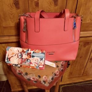 Guess purse and wallet
